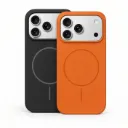 Funda para iPhone 17 Pro / 18 Pro, silicona ultrasuave con soporte metálico en cámaras, compatible con MagSafe